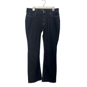 Riders by Lee mid rise boot cut dark wash Jeans Women’s 16 Long